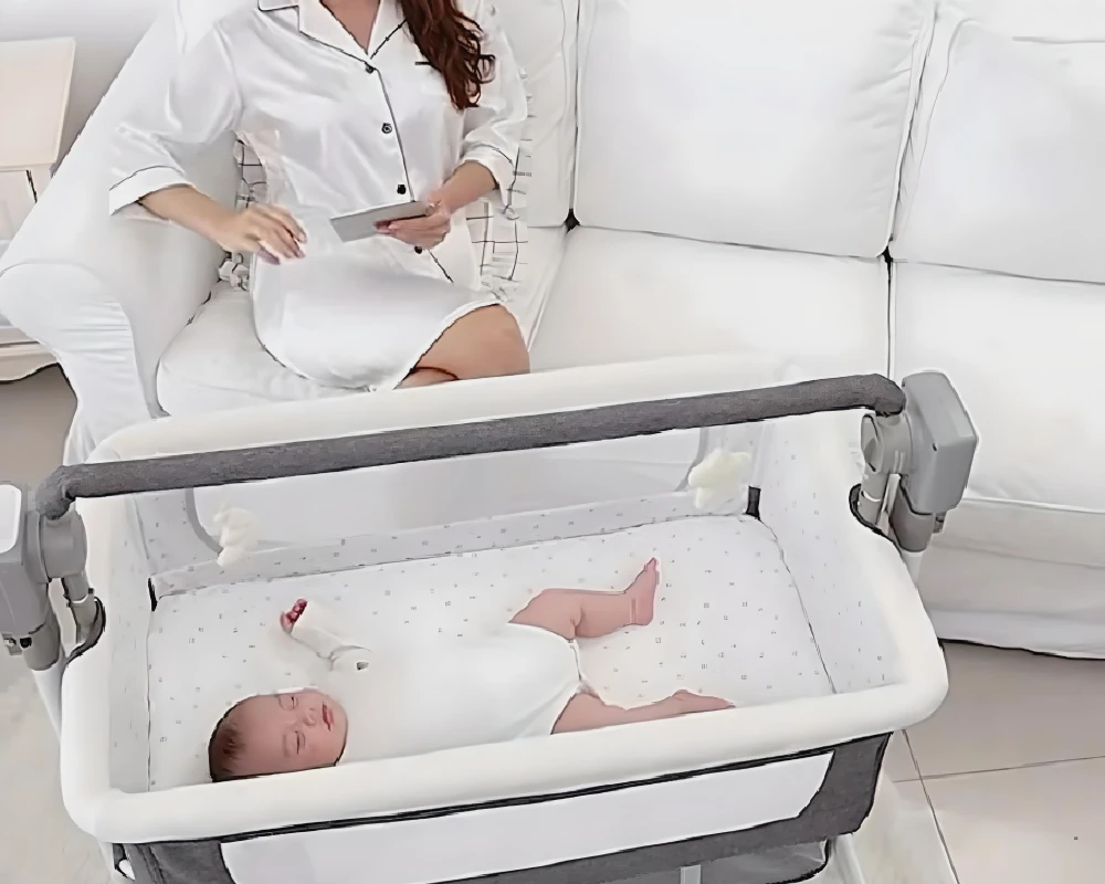modern design rocking bassinet